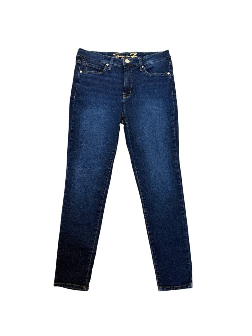Seven 7 Women's Jeans Size 10 Dark Wash High Rise